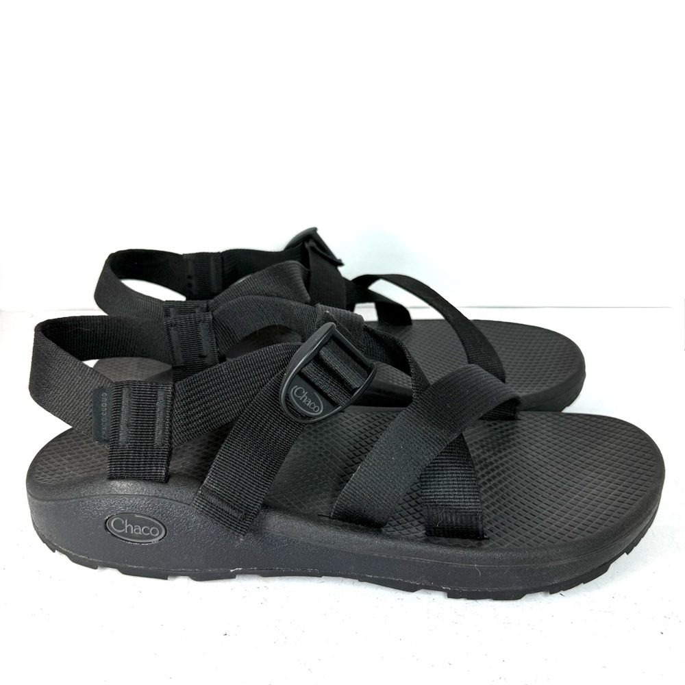 Chaco Men's Z/1 Adjustable Strap Classic Sandal Black Outdoor Sandals Size 12